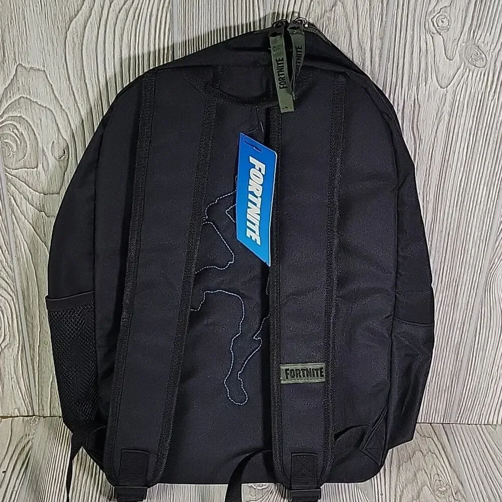 Fortnite Solidify Black and Green Backpack NEW